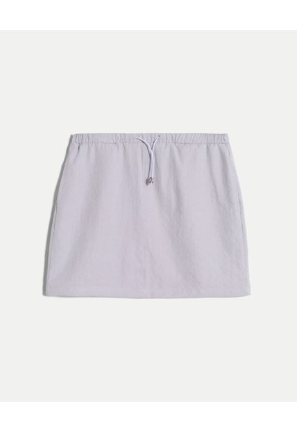 Falda Corta Outdoor  Para Mujer Gris Atmos