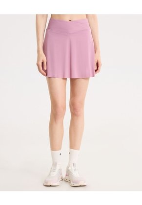 Falda Training Con Bóxer Interno Para Mujer Lila Atmos