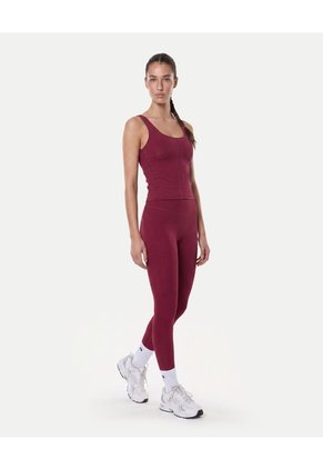 Camiseta Tank Top Aerius Skin Para Mujer Vino Atmos