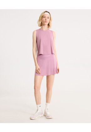 Falda Training Con Bóxer Interno Para Mujer Lila Atmos