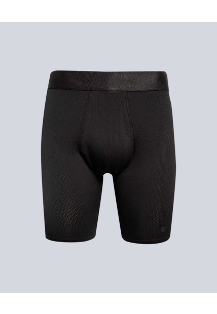 Bóxer Largo En Malla X1 Para Hombre Negro Atmos