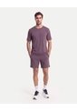 Camiseta Squared Tech Con Corte  Para Hombre Vino Atmos de Atmos