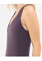 Vestido Con Top Y Biker Interno Aerius Soft  Para Mujer Morado Atmos de Atmos