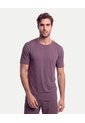 Camiseta Squared Tech Con Corte  Para Hombre Vino Atmos de Atmos