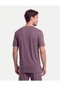 Camiseta Squared Tech Con Corte  Para Hombre Vino Atmos de Atmos