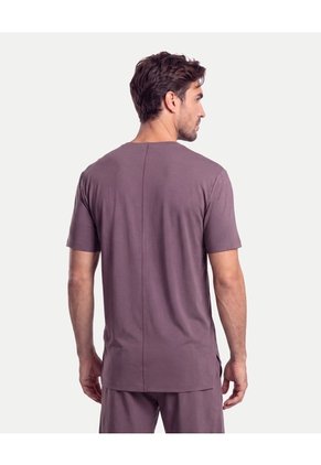 Camiseta Squared Tech Con Corte Para Hombre Vino Atmos