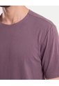 Camiseta Squared Tech Con Corte  Para Hombre Vino Atmos de Atmos