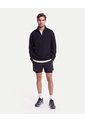Buzo Half Zipper Corte Alto  Para Hombre Negro Atmos de Atmos