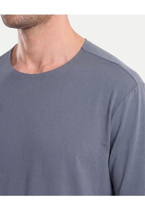 Camiseta Squared Tech Con Corte Para Hombre Gris Atmos