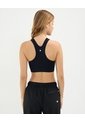 Top Seamless Cuello Halter  Para Mujer Negro Atmos de Atmos