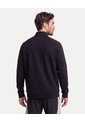Buzo Half Zipper Corte Alto  Para Hombre Negro Atmos de Atmos