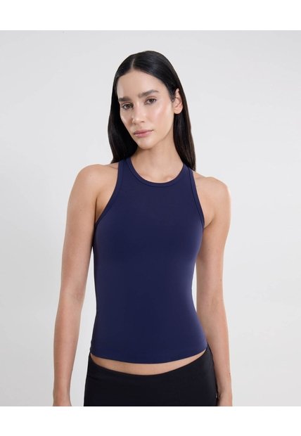 Camiseta Ajustada Training Aerius Skin  Para Mujer Azul Atmos