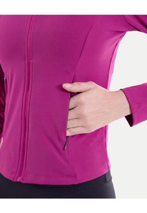 Buzo Ajustado Cuello Alto Training Aerius Skin  Para Mujer Fucsia Atmos