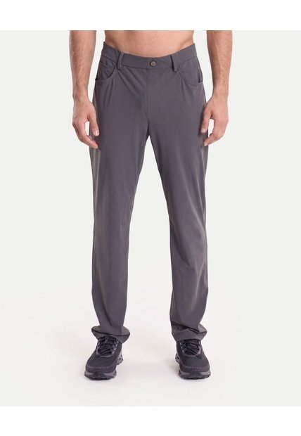 Pantalón Chino Slim Fit Aeroflow  Para Hombre Gris Atmos