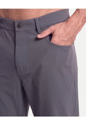 Pantalón Chino Slim Fit Aeroflow  Para Hombre Gris Atmos