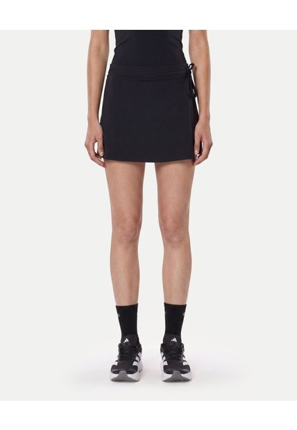 Falda Deportiva Abertura Ajustable  Para Mujer Negro Atmos