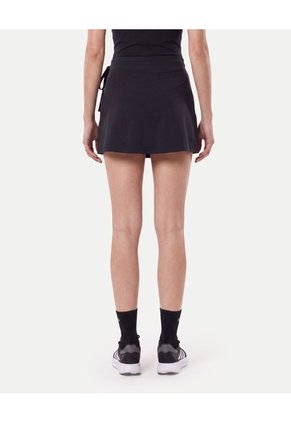 Falda Deportiva Abertura Ajustable Para Mujer Negro Atmos