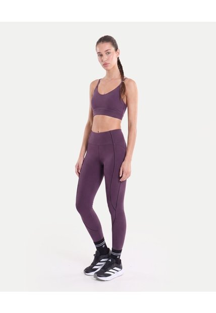 Top Soporte Bajo Copas Removibles  Para Mujer Morado Atmos