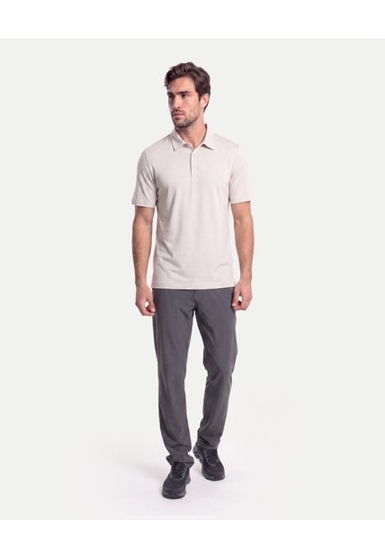 Polo Amplio En Algodón  Para Hombre Beige Atmos