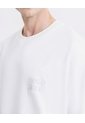 Camiseta Oversize Manga Corta Jeffrey  Para Hombre Blanco Atmos de Atmos