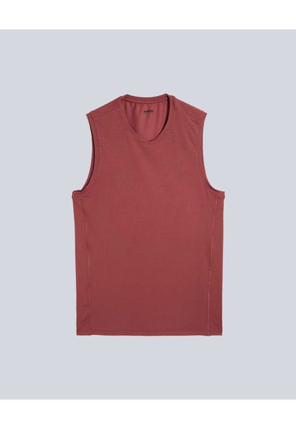 Camiseta Para Hombre Manga Sisa Cuello Redondo Color Vino Marca Atmos #32090199