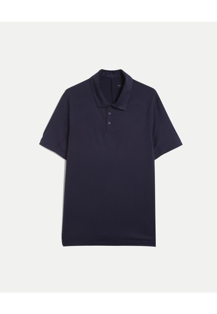 Polo Manga Corta Básica Training Oneal  Para Hombre Azul Atmos