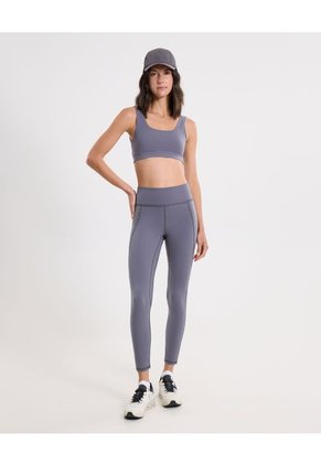 Leggings Pockets Aerius Soft Para Mujer Gris Atmos