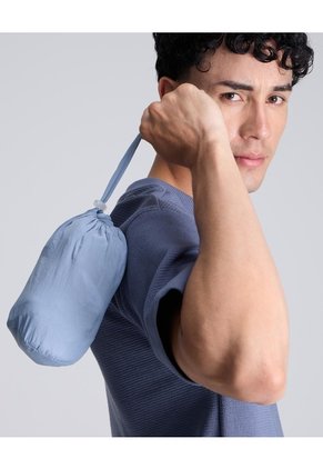 Chaqueta Deportiva Rompevientos Para Hombre Azul Atmos