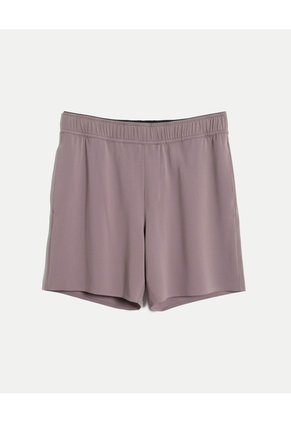 Bermuda Training 5" Con Biker Interno Para Hombre Café Atmos