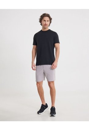 Short Training Largo Con Biker Para Hombre Gris Atmos