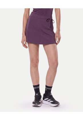 Falda Deportiva Abertura Ajustable Para Mujer Morado Atmos