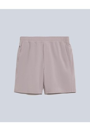 Short Training Largo Con Biker Para Hombre Gris Atmos