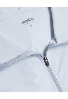 Chaqueta Deportiva Hoodie Básica Para Mujer Azul Atmos