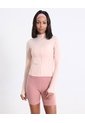 Buzo Ajustado Cuello Alto Training Aerius Skin  Para Mujer Rosado Atmos de Atmos