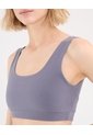 Top Soporte Medio Con Cut Out Aerius Skin  Para Mujer Gris Atmos de Atmos