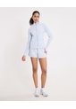 Chaqueta Deportiva Hoodie Básica  Para Mujer Azul Atmos de Atmos