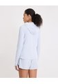 Chaqueta Deportiva Hoodie Básica  Para Mujer Azul Atmos de Atmos