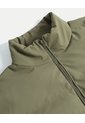 Chaqueta Acolchada Pu Cuello Alto  Para Hombre Verde Atmos de Atmos