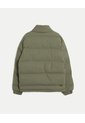 Chaqueta Acolchada Pu Cuello Alto  Para Hombre Verde Atmos de Atmos