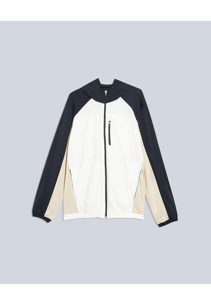 Chaqueta Para Hombre Deportiva Color Marfil Marca Atmos #32080040