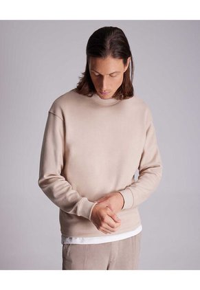Buzo Para Hombre Cuello Redondo Color Beige Marca Atmos #32060039