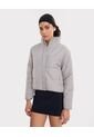 Chaqueta Acolchada Cuello Alto  Para Mujer Gris Atmos de Atmos