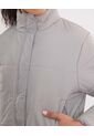 Chaqueta Acolchada Cuello Alto  Para Mujer Gris Atmos de Atmos