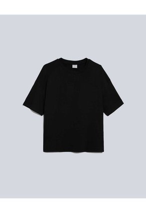 Camiseta Para Mujer Manga Corta Cuello Redondo Color Negro Marca Atmos #31090205