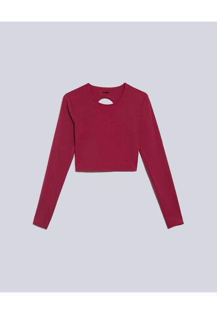 Camiseta Para Mujer Manga Larga Color Fucsia Marca Atmos #31090148