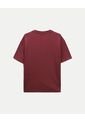 Camiseta Para Hombre Manga Corta Cuello Redondo Color Vino Marca Atmos #32090223 de Atmos