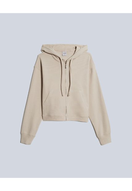 Buzo Para Mujer Zipper Color Beige Marca Atmos #31060054