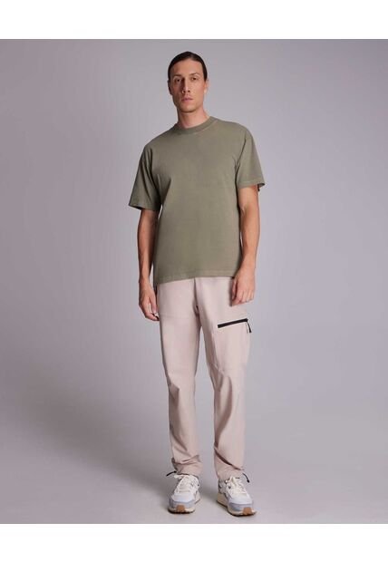 Camiseta Para Hombre Manga Corta Color Verde Oliva Marca Atmos #32090118