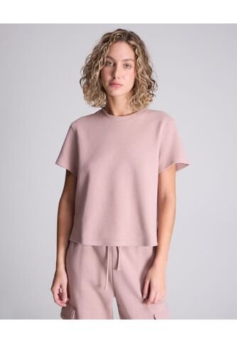 Camiseta Para Mujer Manga Corta Cuello Redondo Color Rosado Marca Atmos #31090196 Atmos