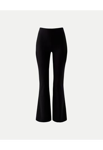 Pantalón Flare Tela Técnica Fluida  Para Mujer Negro Atmos Atmos